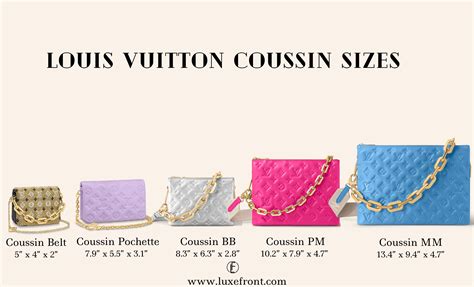 louis vuitton coussin sizes.